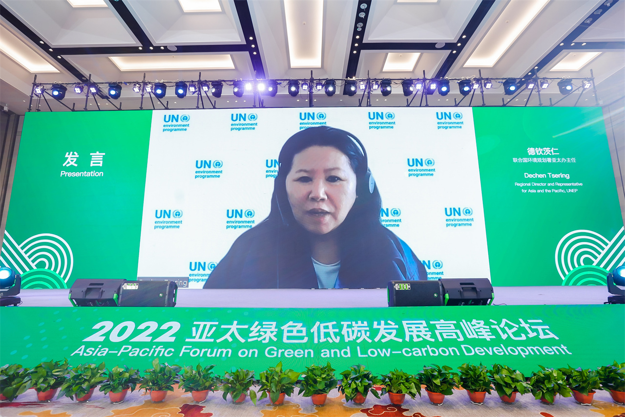 德钦茨仁作主旨演讲