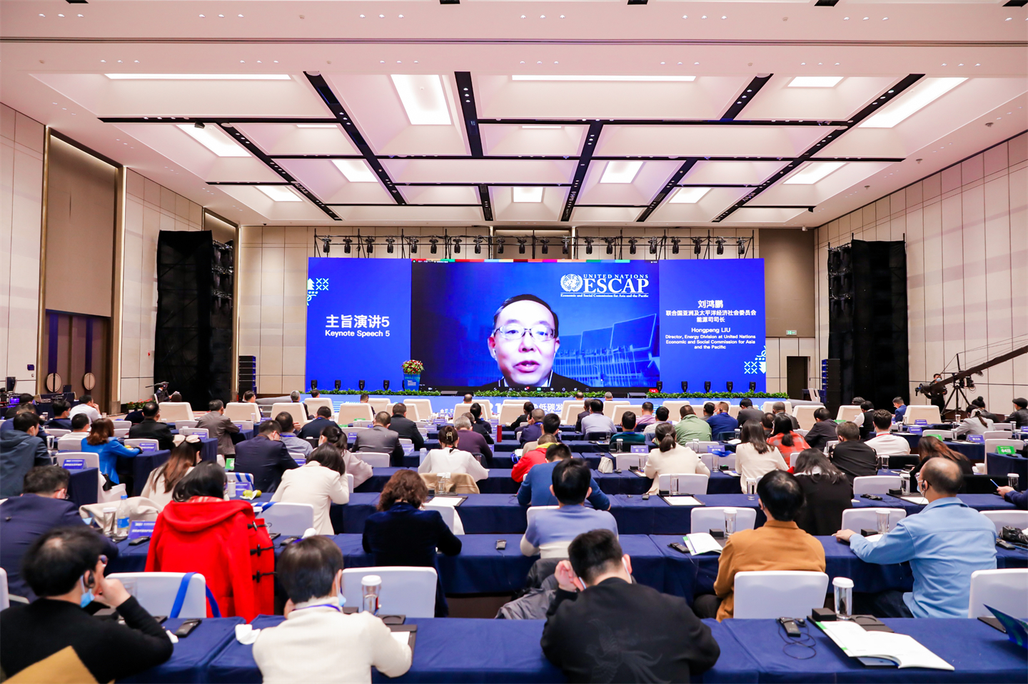 刘鸿鹏作主旨演讲